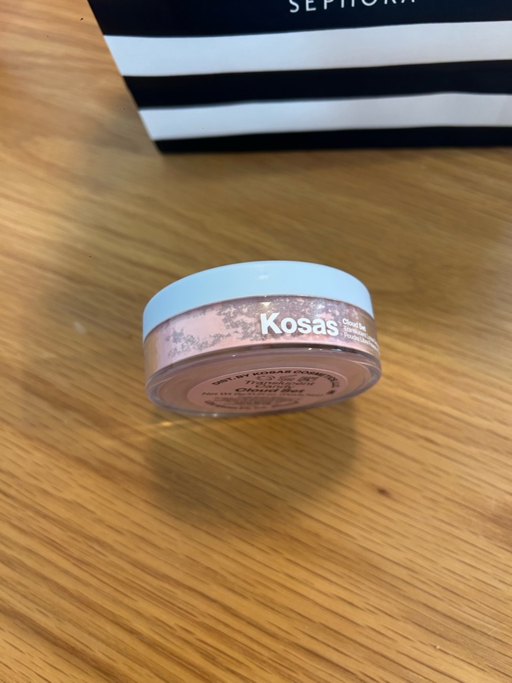 KOSAS Mini Cloud Set Loose Translucent Setting + Blurring Powder Shade Candy New